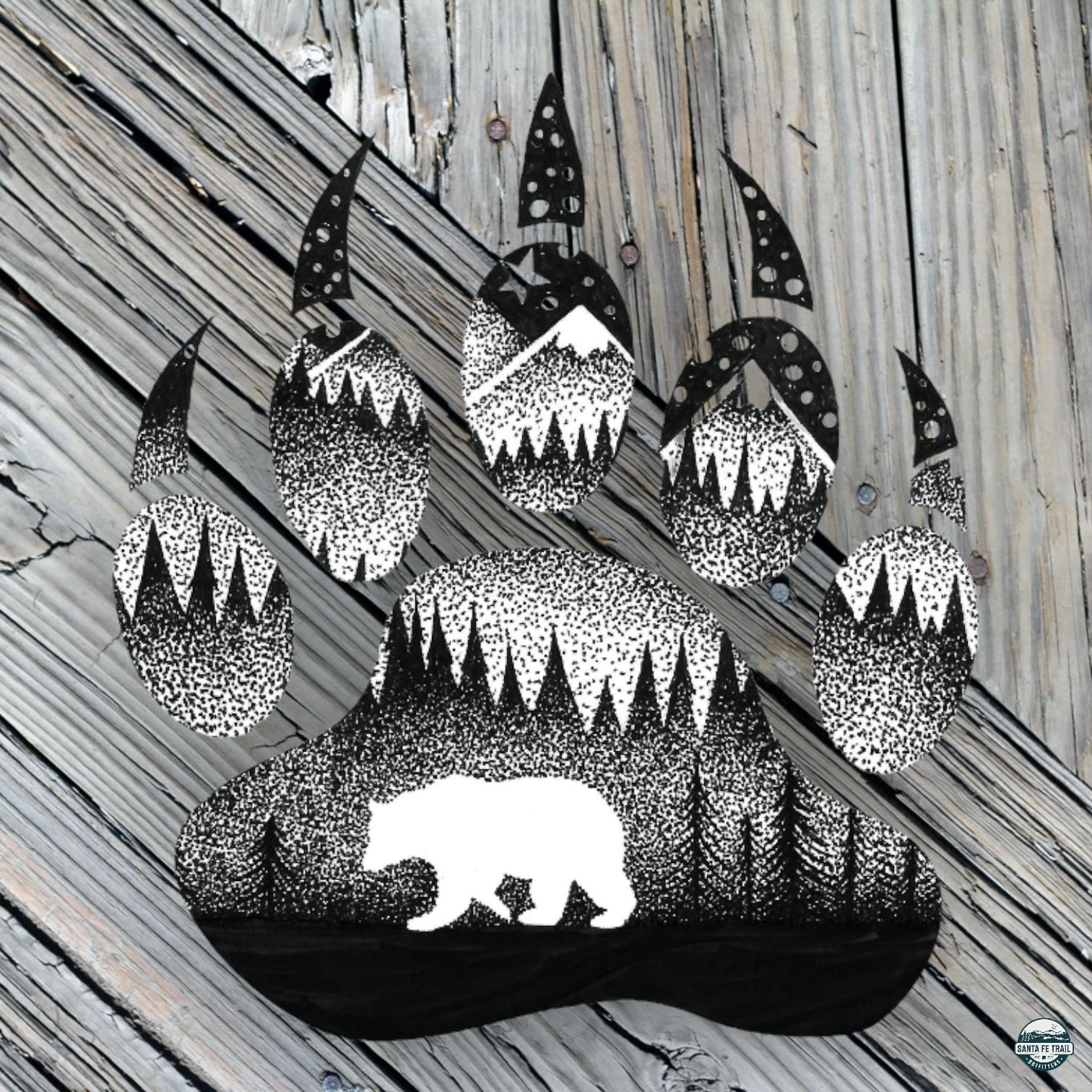 The Bear Paw Outdoor Nature Animal Sticker
