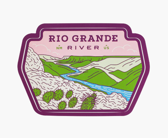 Rio Grande River Sticker