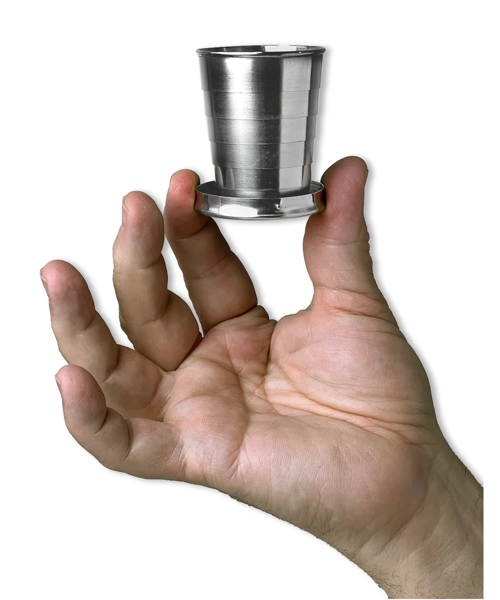 2 oz. Collapsible Shot Glass: Cheers!