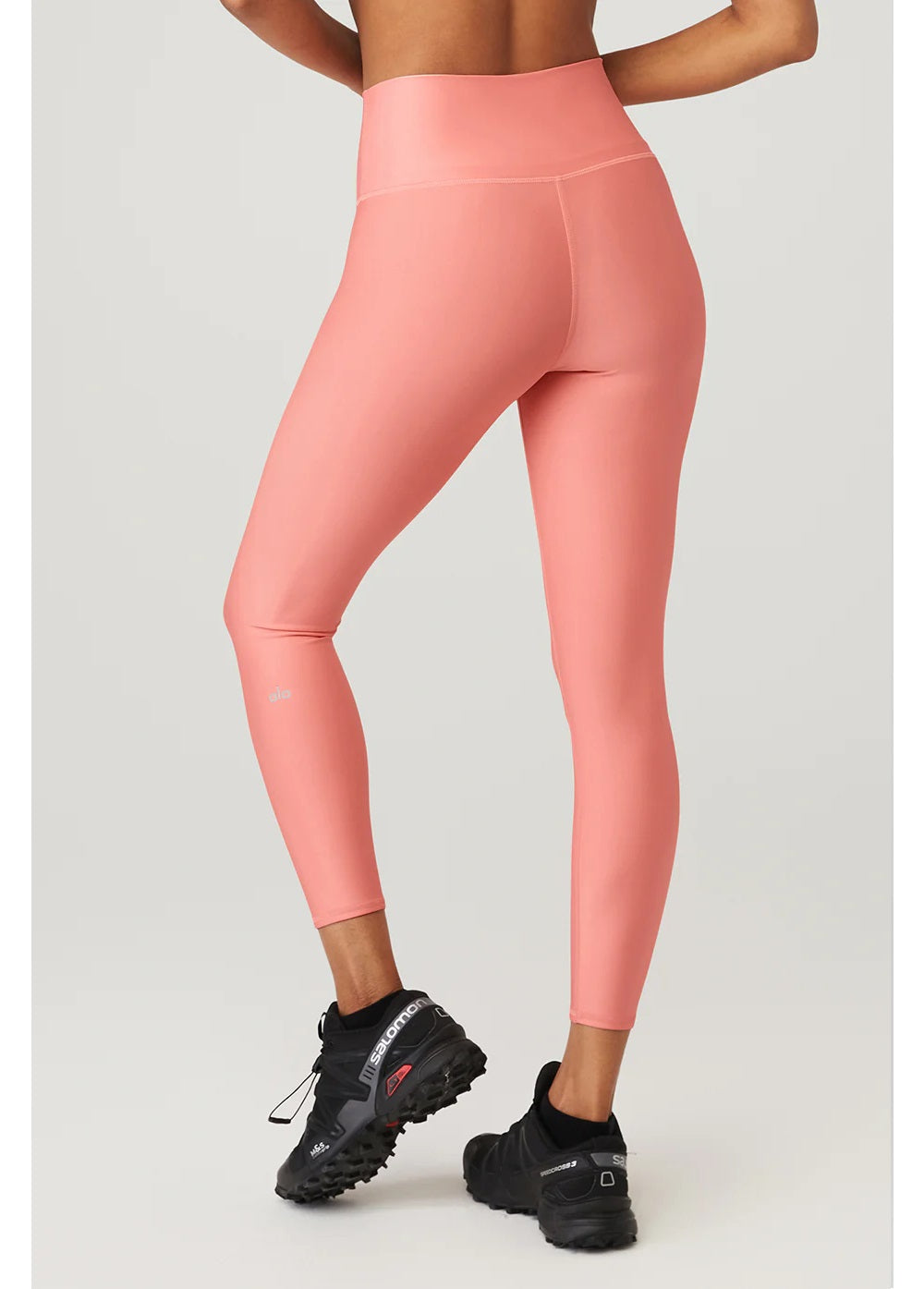 Pink WOMEN Standard Fit High Waisted Ankle Leggings 2473687 | DeFacto