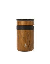 12 oz Teak Wood Tumbler with ceramic lid