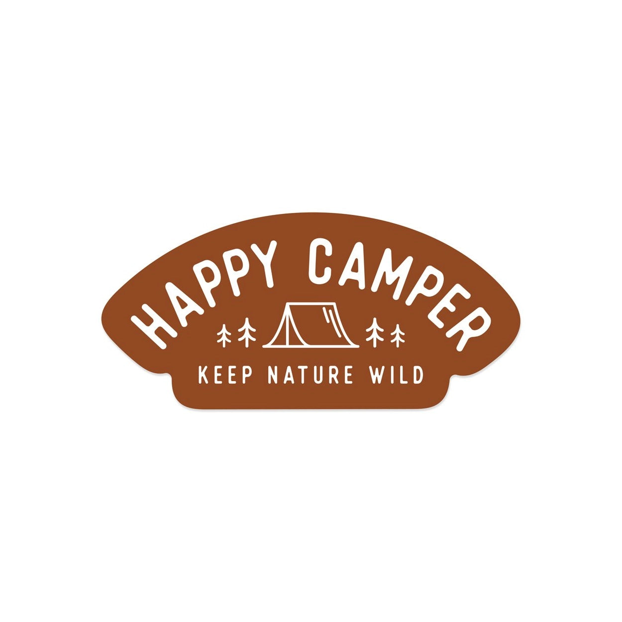 Happy Tent Camper - Happy Camper Orange
