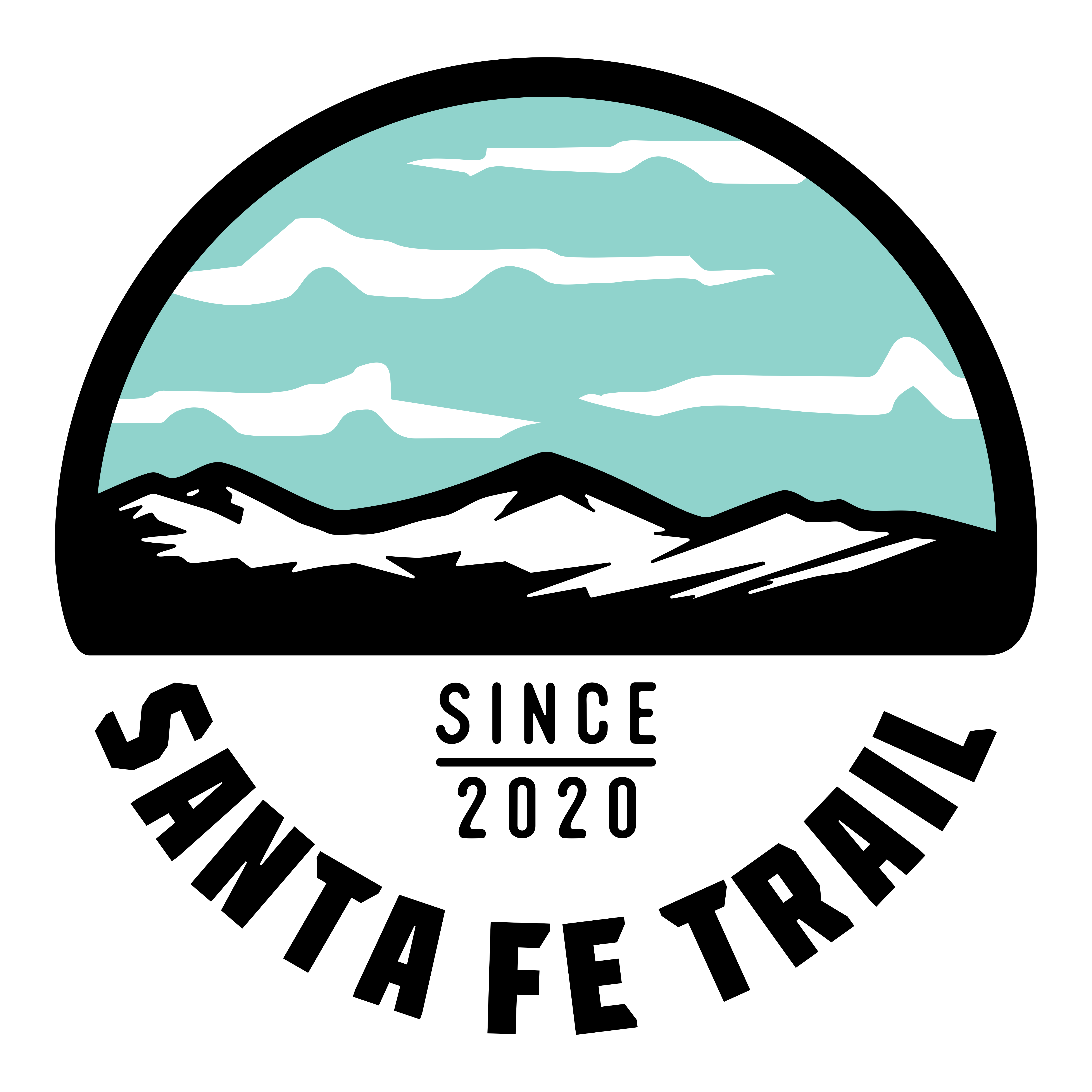Santa Fe Trail Outfitters Cloud Sticker