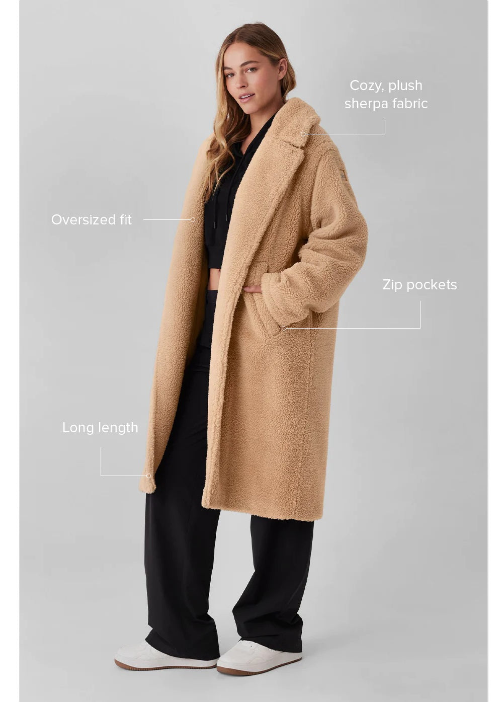 OVERSIZED SHERPA TRENCH
