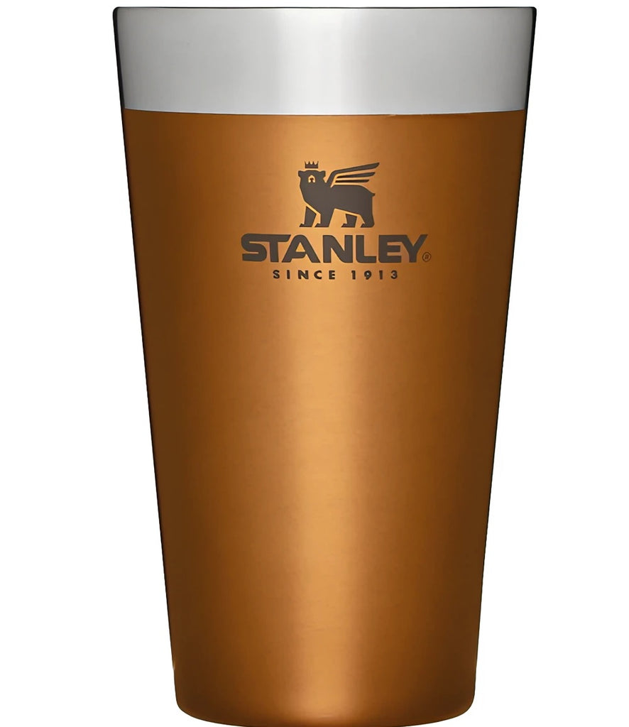 Stanley Stainless Steel Vacuum Insulated Pint Glass Beer Mug, 16 oz 