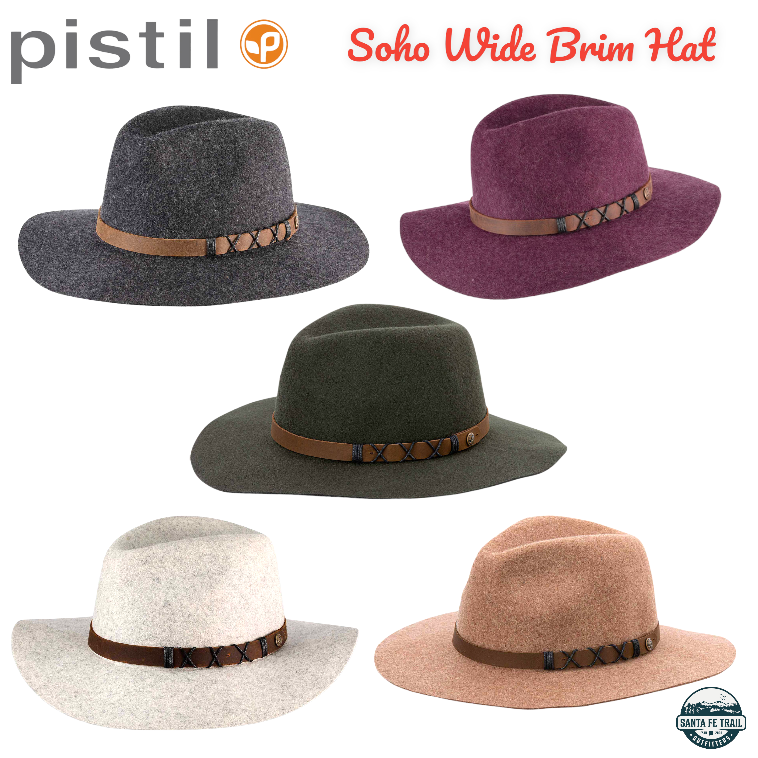 Soho Wide Brim Hat by Pistil Designs