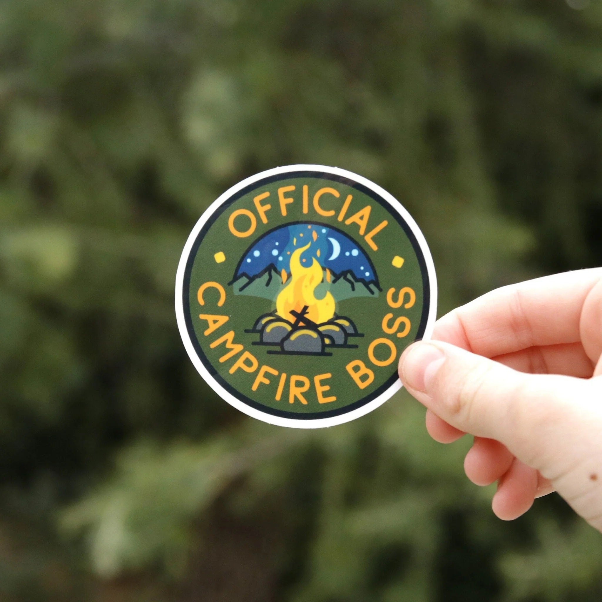 Official Campfire Boss Sticker