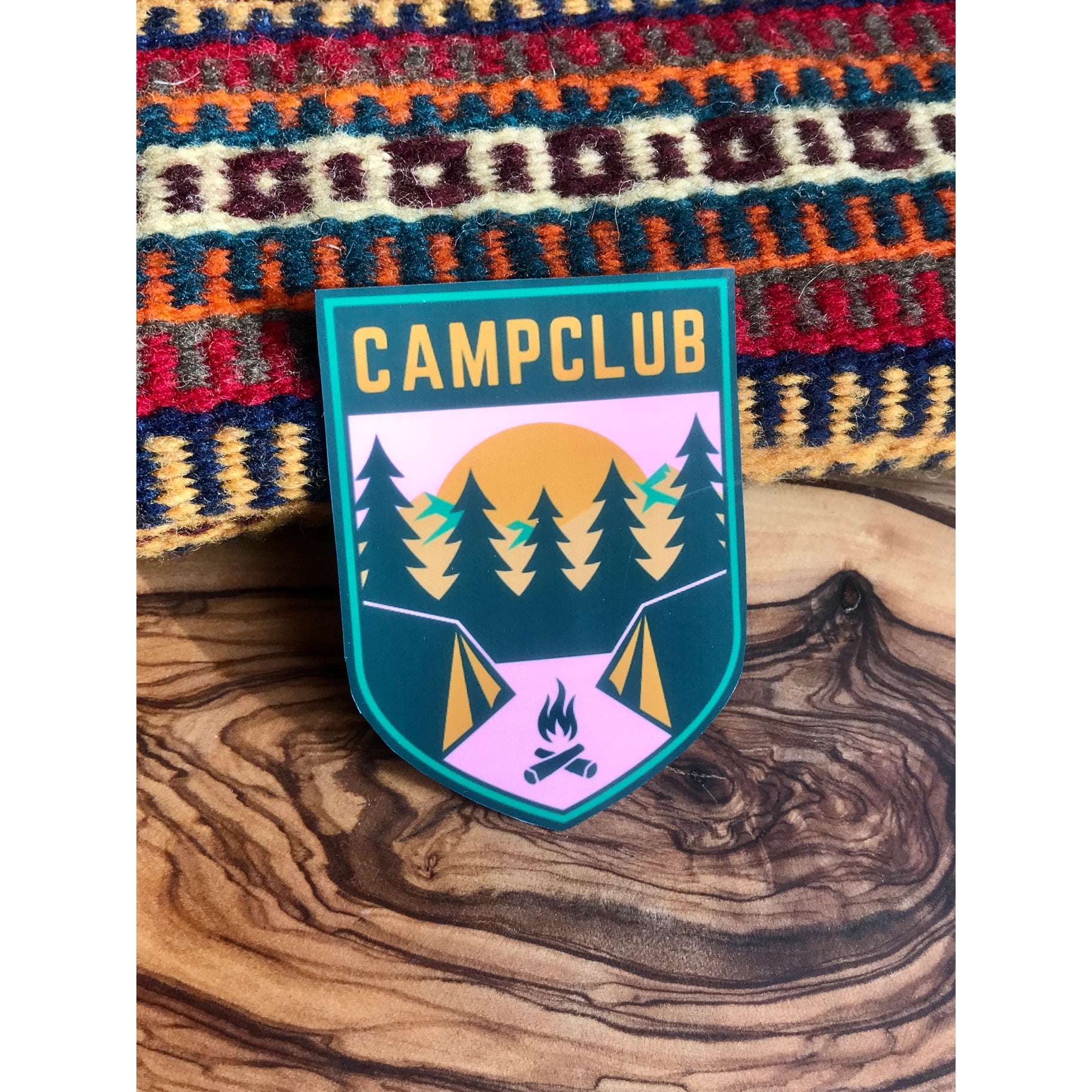 CampClub Matte Sticker
