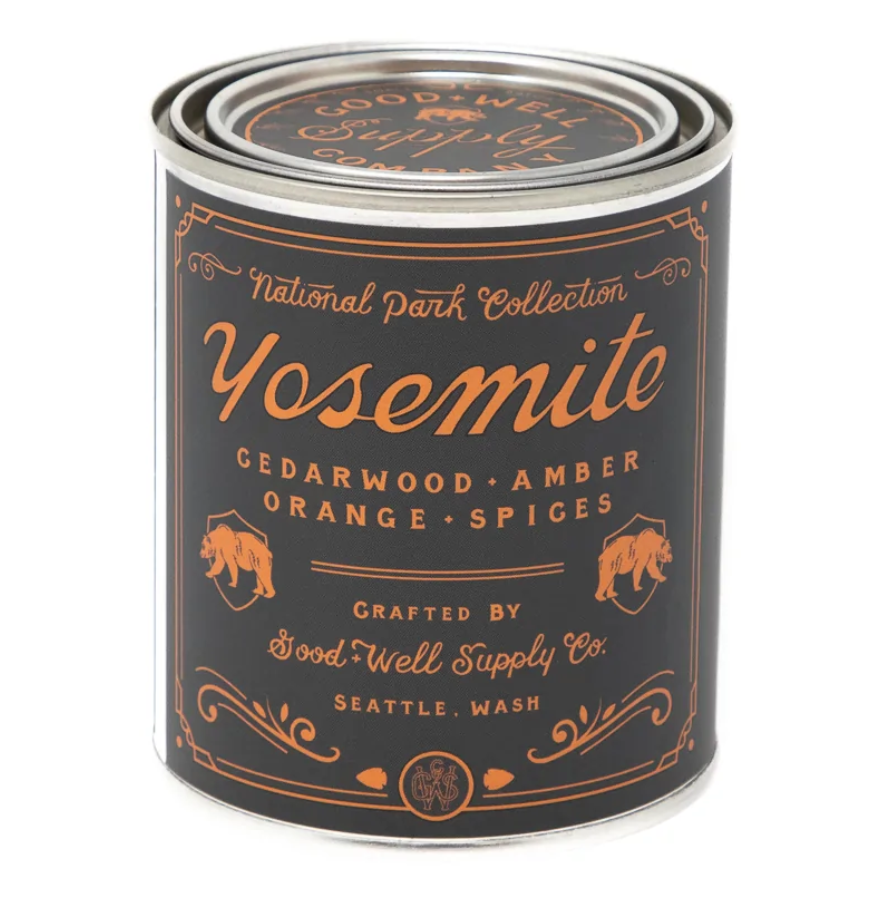 Yosemite Candle - Cedarwood, Amber, Orange & Spice