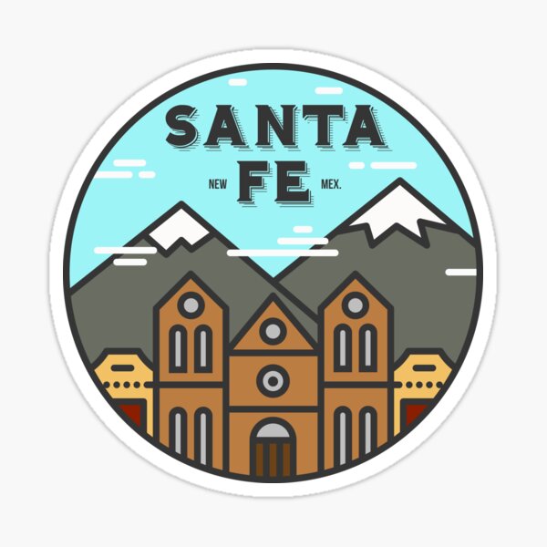 Santa Fe Cathedral Sticker