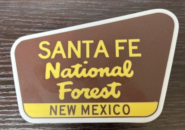 Santa Fe National Forest Sticker smaller size