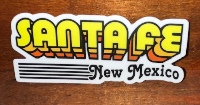 70's Groovy Santa Fe NM Sticker