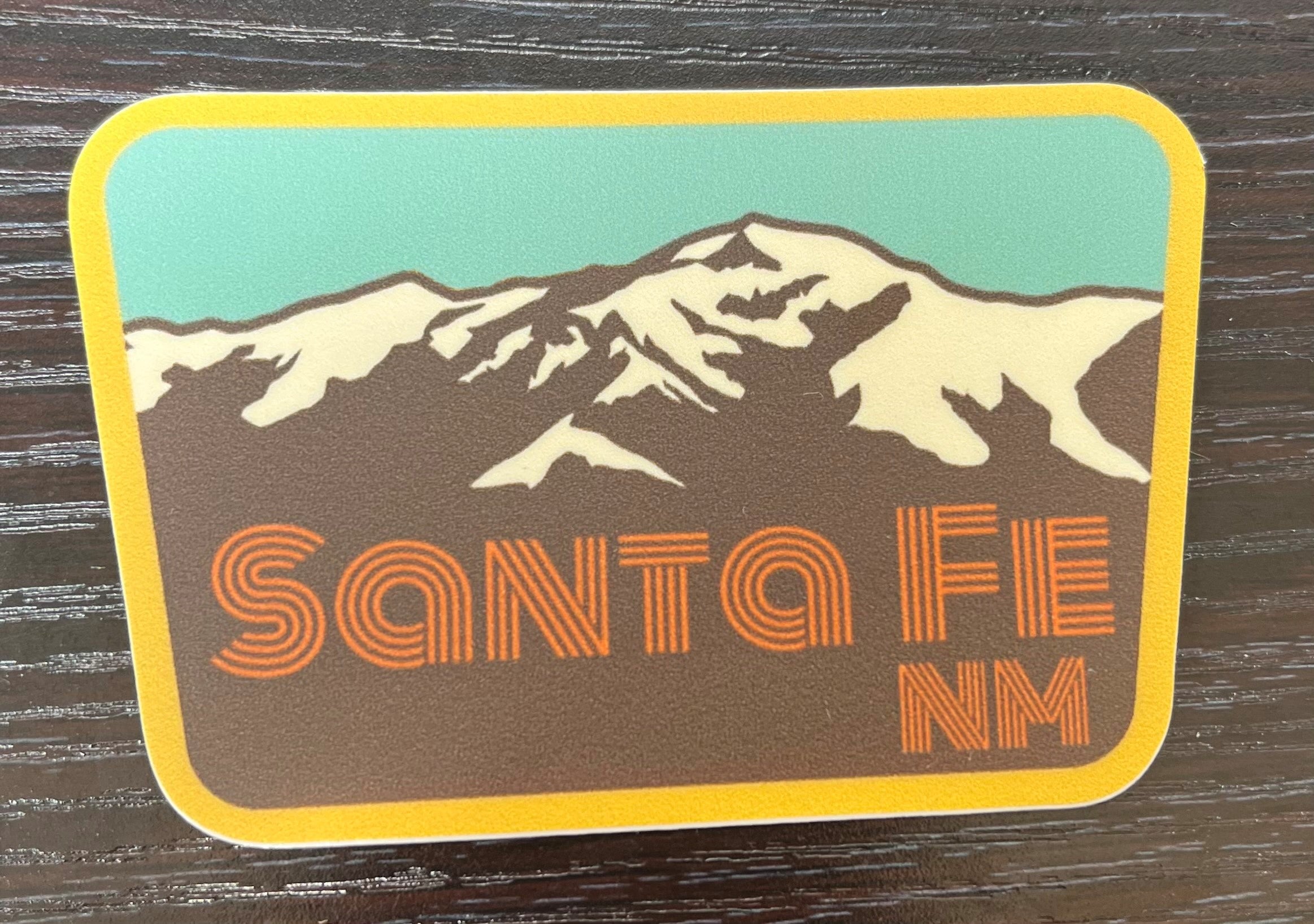 Santa Fe NM Mountain Sticker