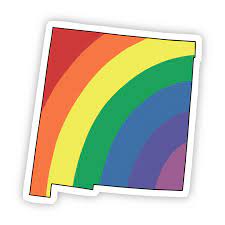 New Mexico Rainbow Sticker