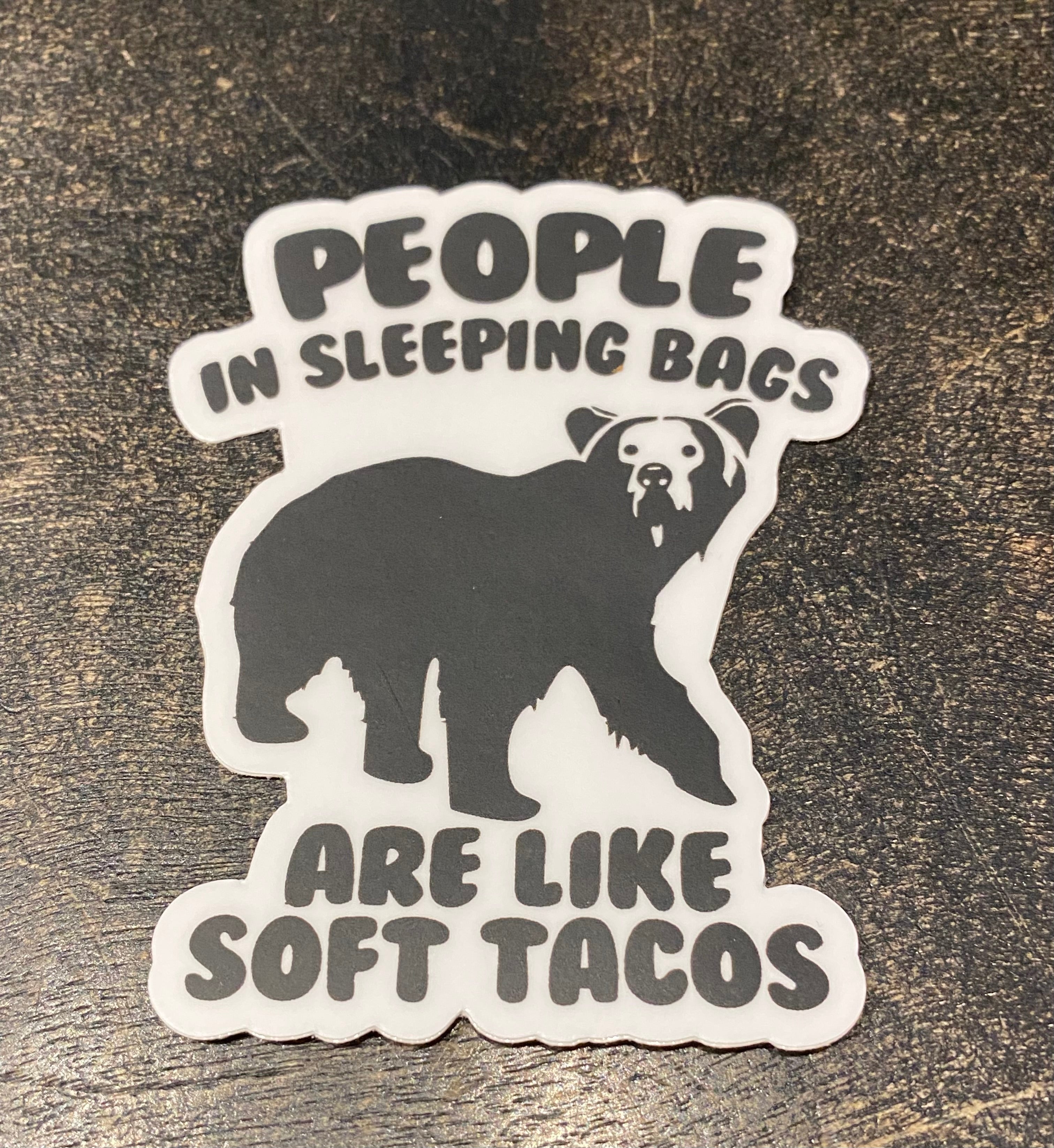 Ava Bear Taco Sticker