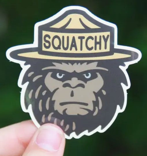 Squatchy Bigfoot Sticker