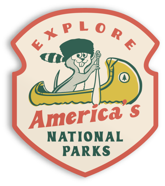 Paddle in the Parks Sticker