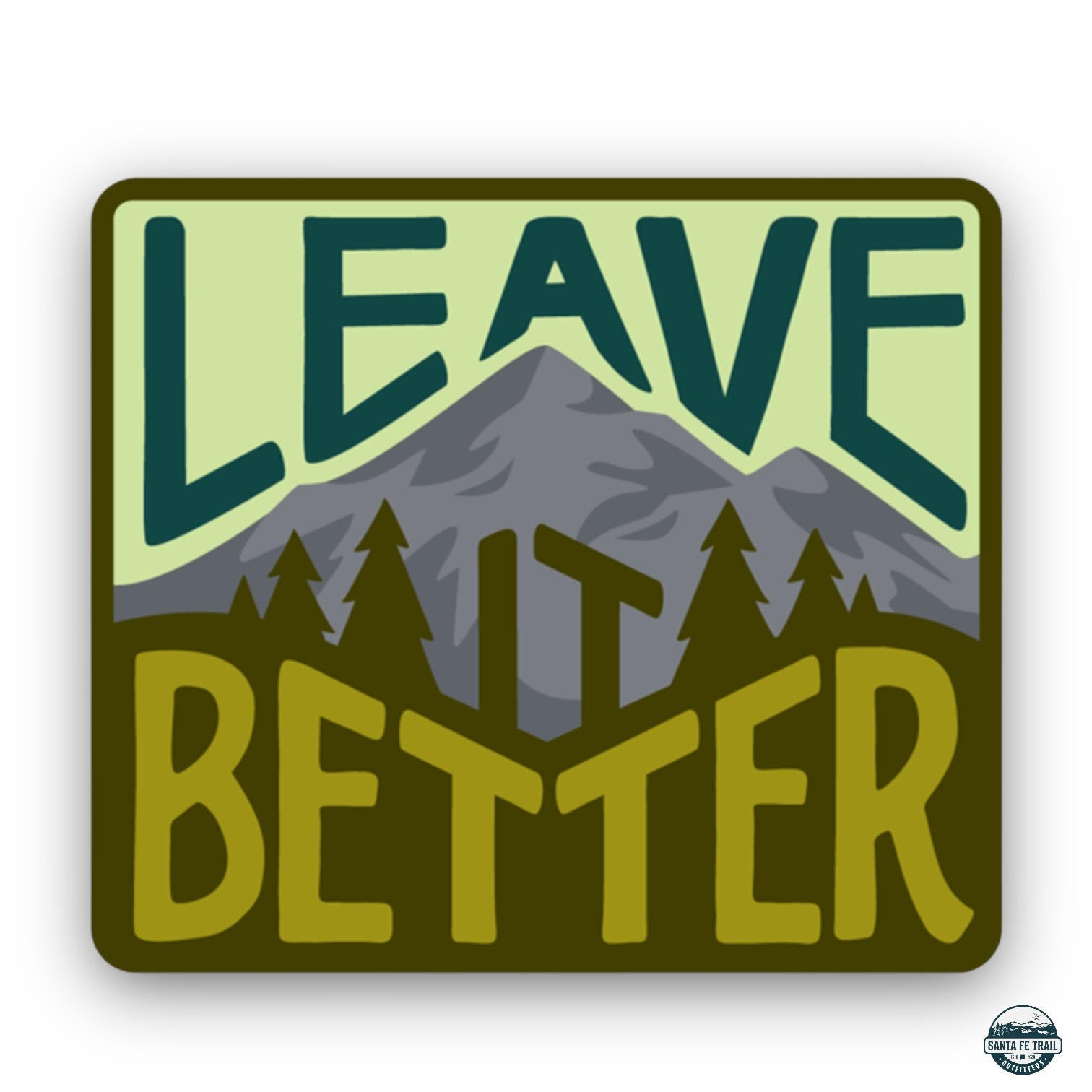 Leave It Better Forest Sticker - Leave It Better Forest Sticker