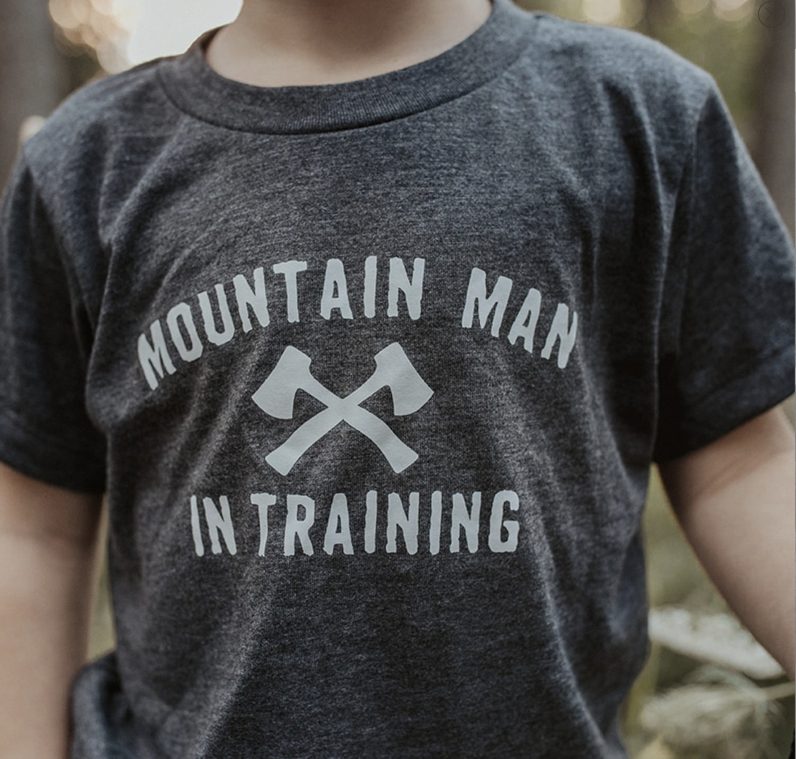Mountain Man Tee - 5T - Grey